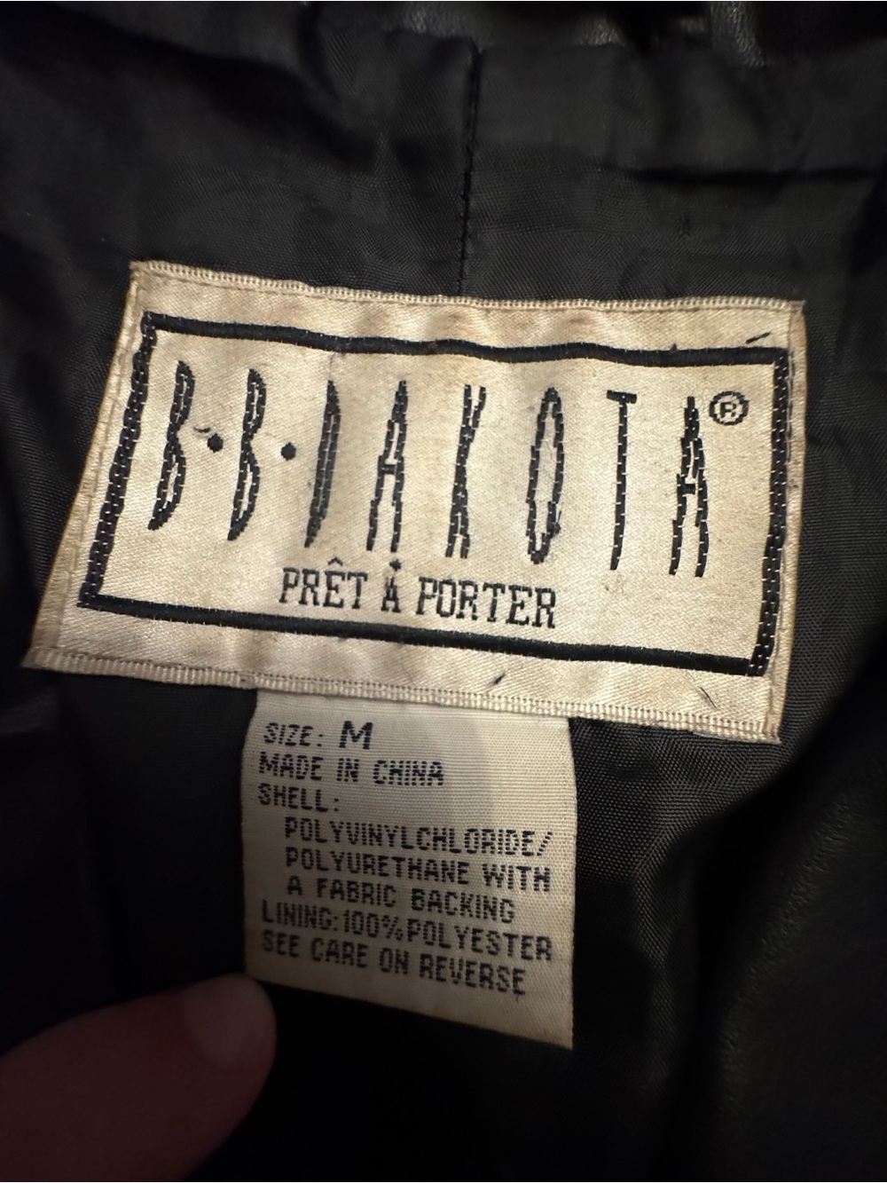 BB Dakota Leather Womens Button-Up Jacket *Read Description* - Picture 3 of 9